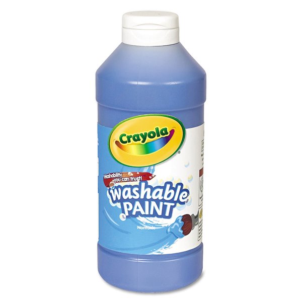 Crayola Washable Paint, Blue, 16 oz Bottle 54-2016-042